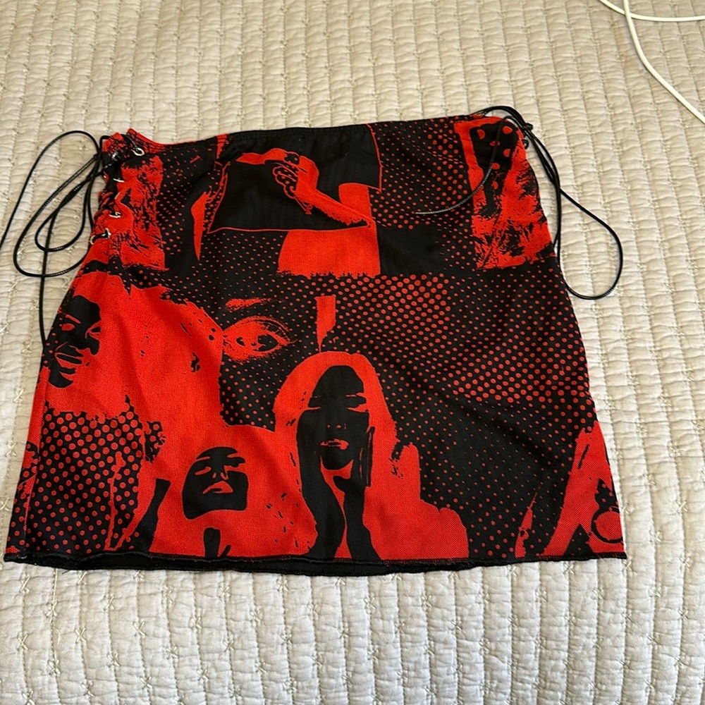 Edikted tati mini mesh skirt
